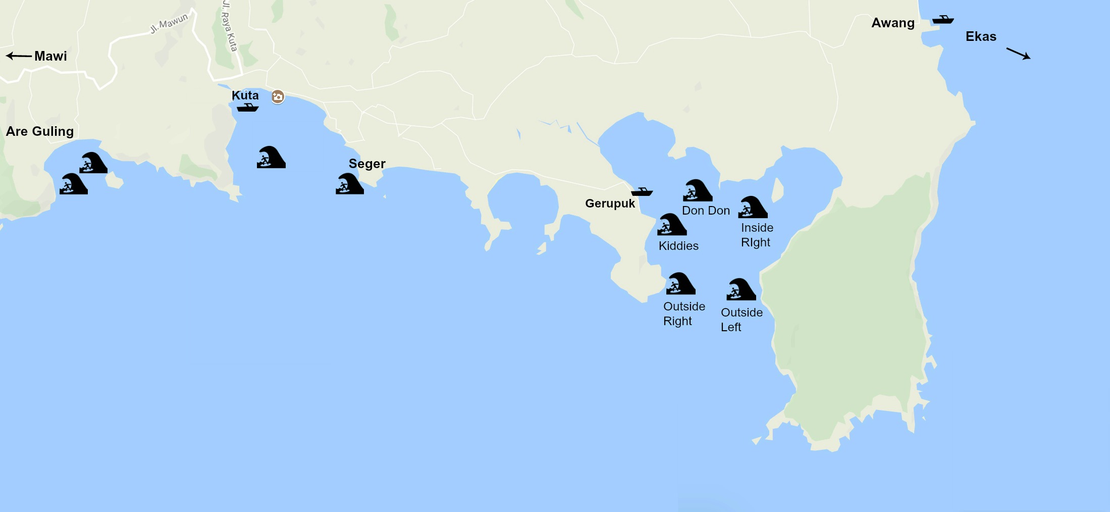Gerupuk Surf Spots Lombok